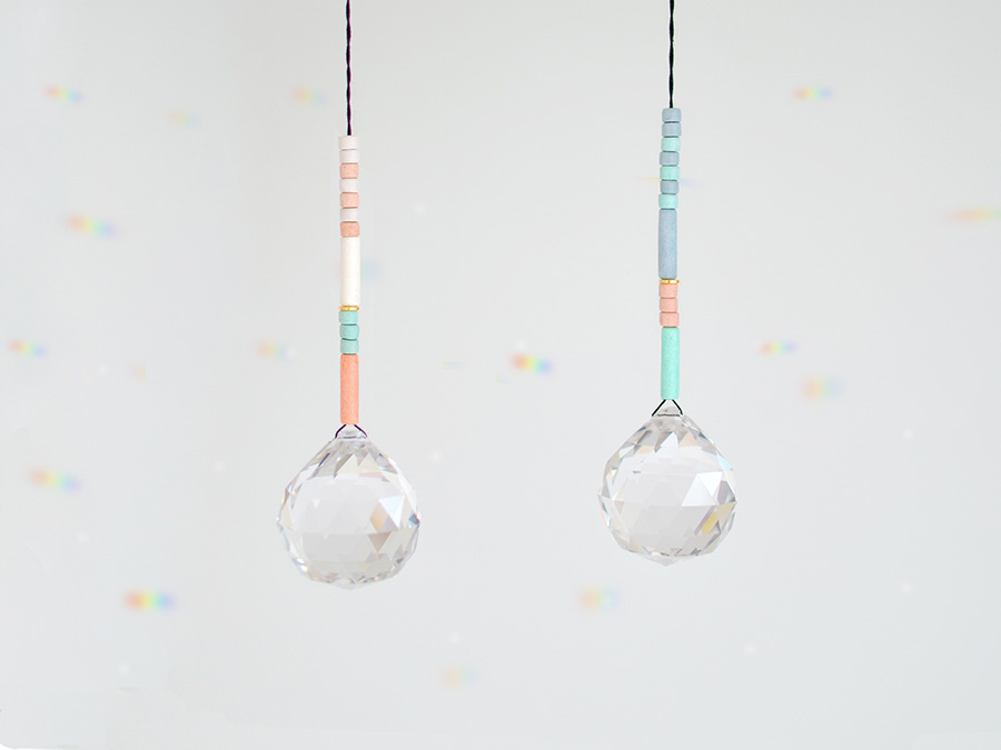 Renna Deluxe SUNCATCHER Korall Mint Weiß