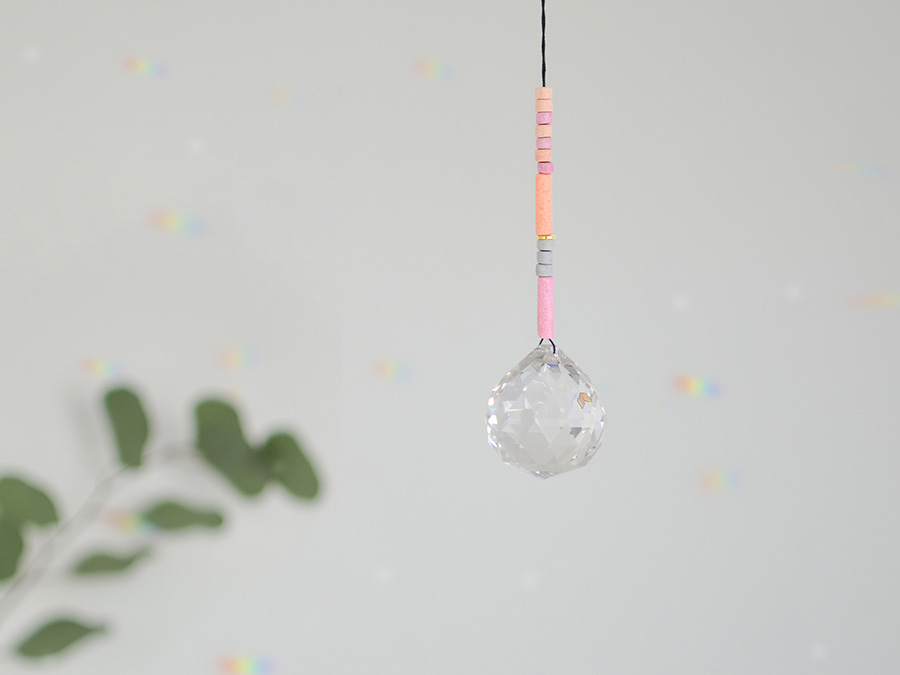 Renna Deluxe SUNCATCHER Rosa Grau Korall