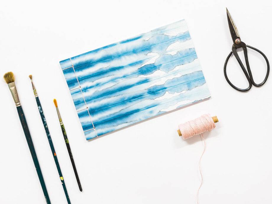 Renna Deluxe Vierloch Bindung Notizbuch