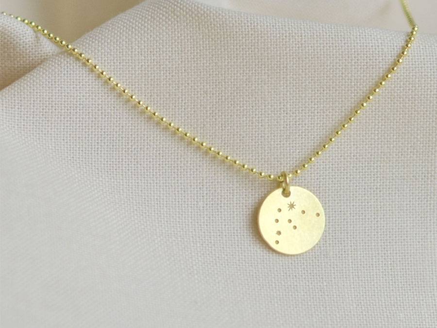 Renna Deluxe WASSERMANN Sternzeichen Kette Gold