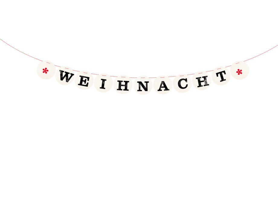 Renna Deluxe Weihnachtsgirlande WEIHNACHT