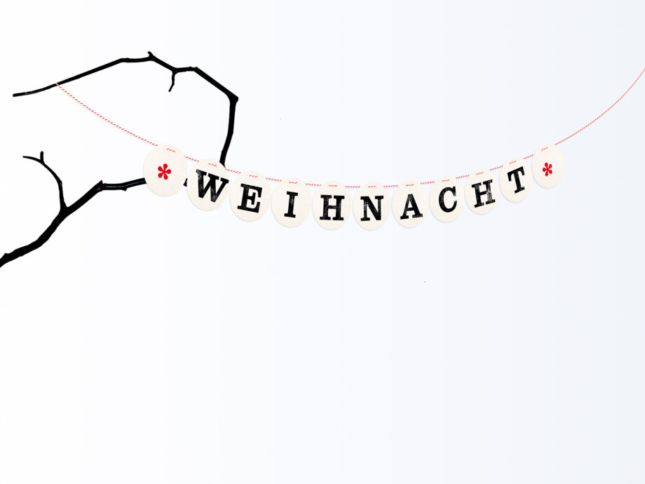 Renna Deluxe Weihnachtsgirlande WEIHNACHT