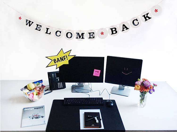 Renna Deluxe WELCOME BACK Girlande