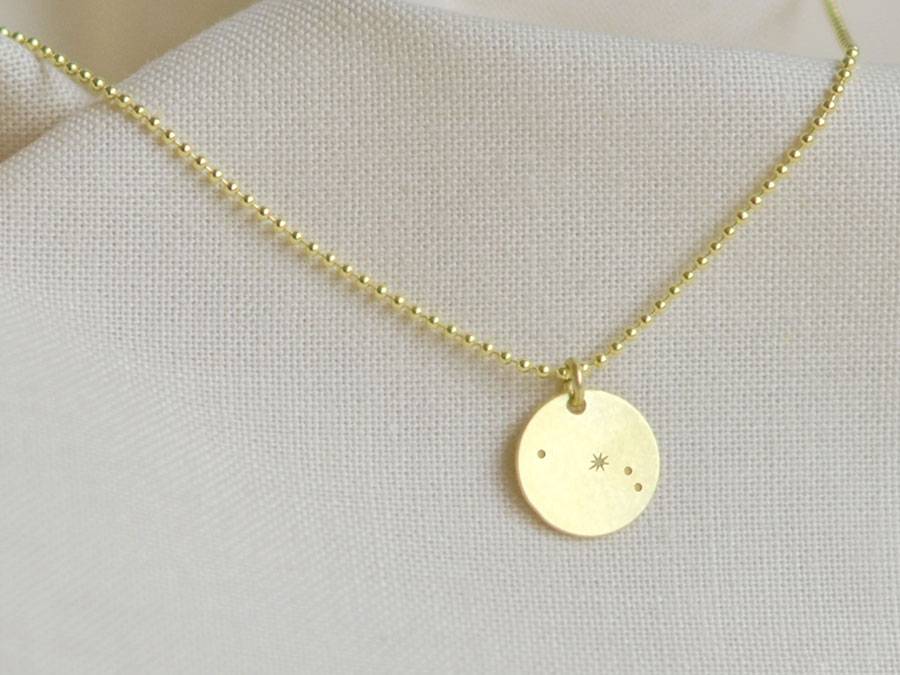 Renna Deluxe WIDDER Sternzeichen Kette Gold