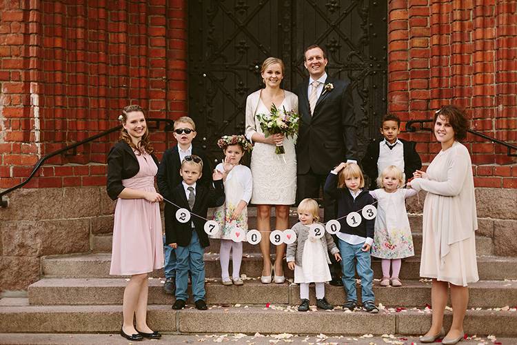 Renna Deluxe SAVE THE DATE Girlande Hochzeitsgirlande