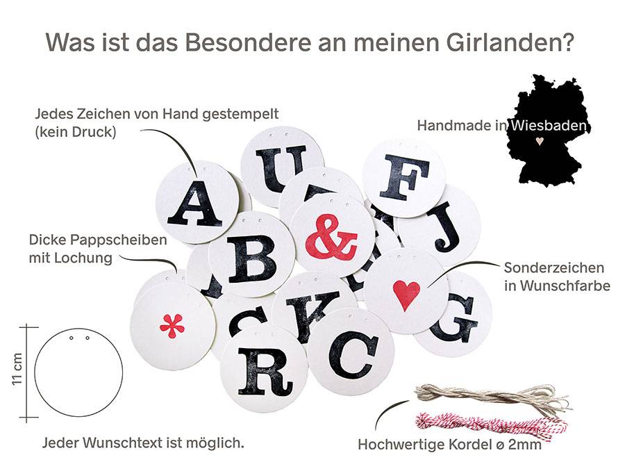 Renna Deluxe SCHULKIND Girlande Für Die Einschulung Party-Deko