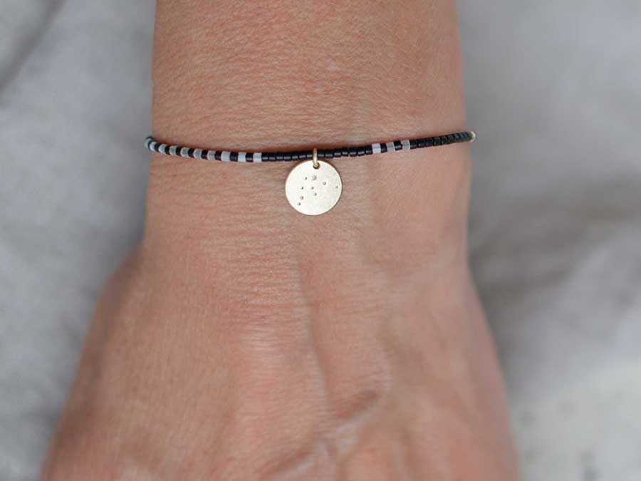 Renna Deluxe WASSERMANN Sternzeichen Armband Silber