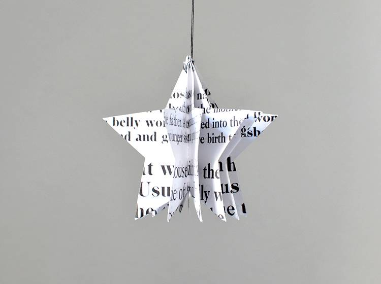 Renna Deluxe Weihnachtskarte Mit Weihnachtsanhänger Stern