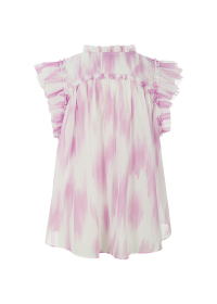 Riani ÄRMELLOSE BLUSE MIT IKAT PRINT