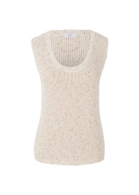 Riani BAUMWOLL-STRICKTOP MIT LUREXEINSCHLÜSSEN