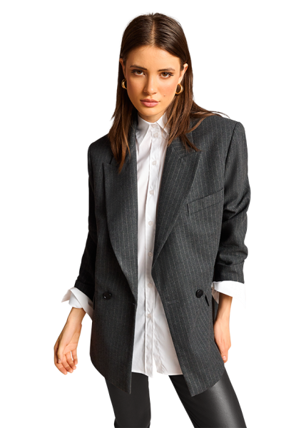 Riani BLAZER AUS FLANNEL STRIPE