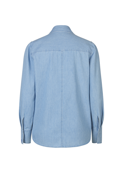 Riani BLUSE AUS LIGHT DENIM