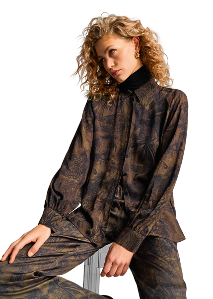 Riani BLUSE MIT BOTANICAL PRINT