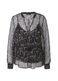 Riani BLUSE MIT COCKTAIL PRINT