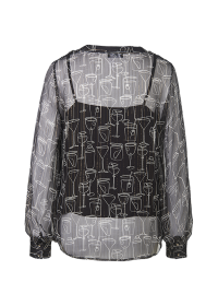 Riani BLUSE MIT COCKTAIL PRINT