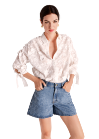 Riani BLUSE MIT FLORALEN DETAILS