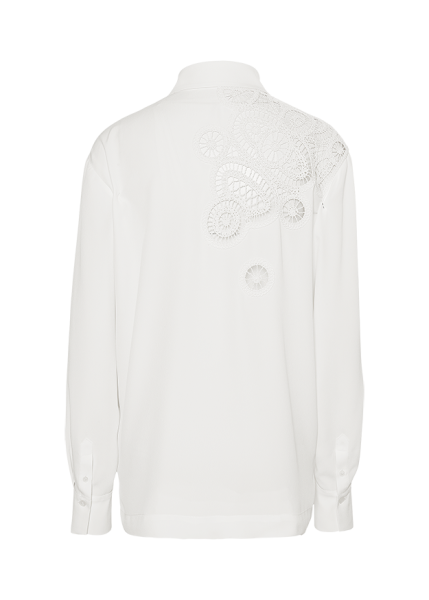 Riani BLUSE MIT MACRAMÉ-STICKEREI