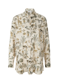 Riani BLUSE MIT SAFARINO PRINT