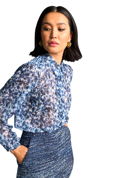 Riani BLUSE MIT SPOTS PRINT