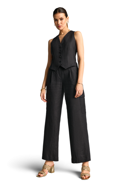 Riani CARGOHOSE AUS LEINEN