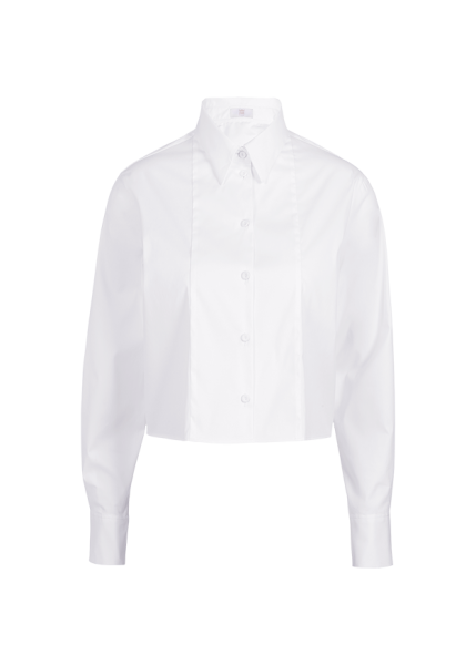 Riani CROPPED BLUSE AUS POPELINE STRETCH