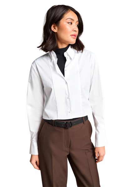 Riani CROPPED BLUSE AUS POPELINE STRETCH