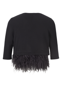 Riani CROPPED CARDIGAN MIT FEDERN