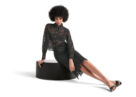 Riani CROPPED SPITZENBLUSE