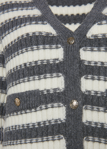 Riani GESTREIFTER CARDIGAN AUS COSY KNIT