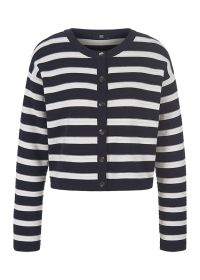 Riani GESTREIFTER CARDIGAN AUS ORGANIC COTTON