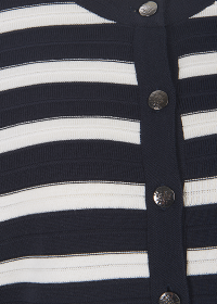 Riani GESTREIFTER CARDIGAN AUS ORGANIC COTTON