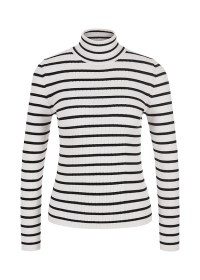 Riani GESTREIFTER ROLLKRAGEN-PULLOVER