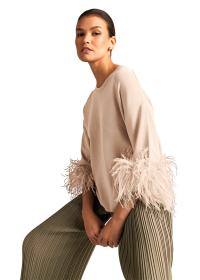 Riani GESTRICKTES LONGSLEEVE MIT FEDERN