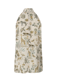Riani HALTERNECK TOP MIT SAFARINO PRINT