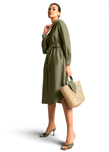 Riani HEMDBLUSENKLEID AUS LEINEN