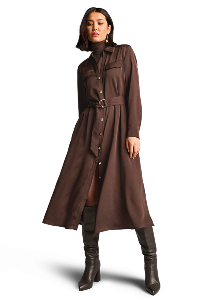 Riani KLEID AUS HAMMERED SATIN