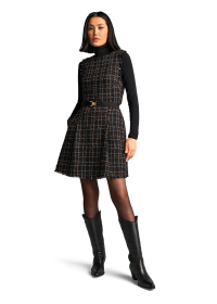 Riani KLEID AUS TWEED CHECK