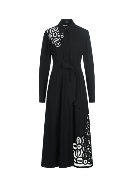 Riani KLEID MIT MACRAMÉ-STICKEREI