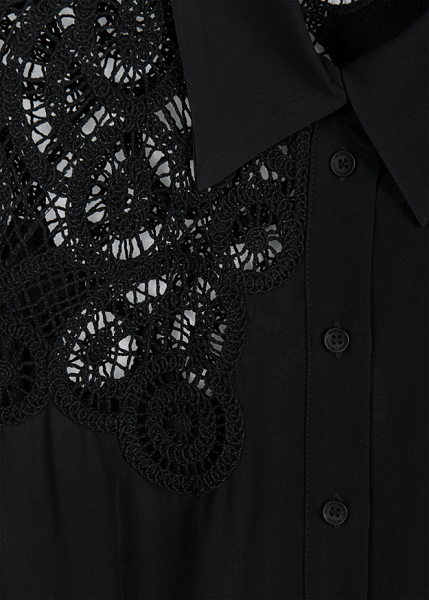 Riani KLEID MIT MACRAMÉ-STICKEREI