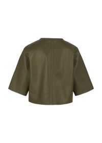 Riani KURZE LEDERJACKE MIT NETZOPTIK