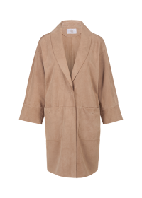 Riani KURZER LEDERMANTEL AUS ZIEGENVELOURS