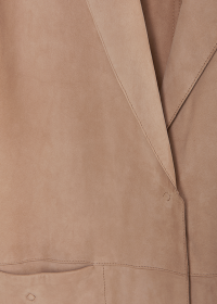 Riani KURZER LEDERMANTEL AUS ZIEGENVELOURS