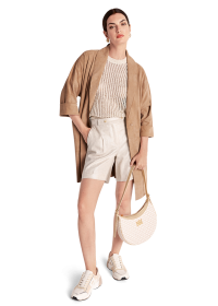 Riani KURZER LEDERMANTEL AUS ZIEGENVELOURS