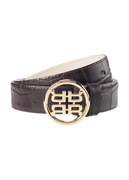 Riani LEDERGÜRTEL MIT LOGOSCHNALLE