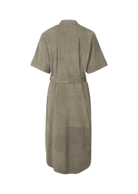 Riani LEDERKLEID MIT GÜRTEL