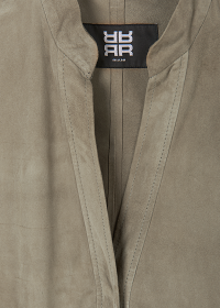 Riani LEDERKLEID MIT GÜRTEL