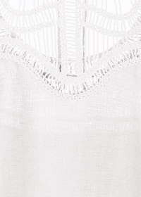 Riani LEINENKLEID MIT MACRAMÉDETAIL