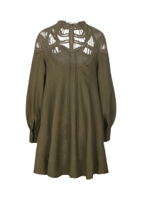 Riani LEINENKLEID MIT MACRAMÉDETAIL