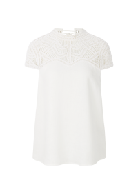 Riani MACRAMÉ-BLUSE AUS LEINEN