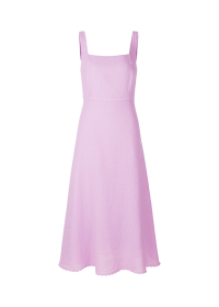 Riani MIDIKLEID AUS GARMENT DYED LEINEN